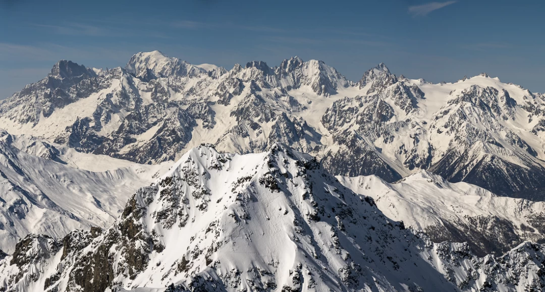Bec des Rosses & Mont Blanc Massif-2
